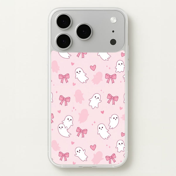 Pink Ghosts And Bows Phone Case - iPhone 17 Pro Max / Standard