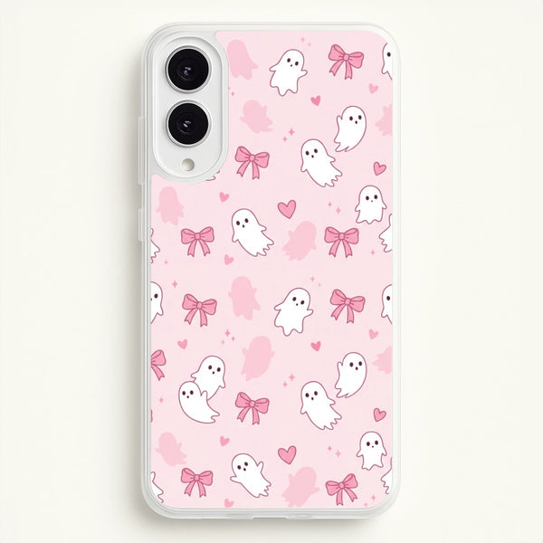 Pink Ghosts And Bows Phone Case - Galaxy S25 Edge / Standard