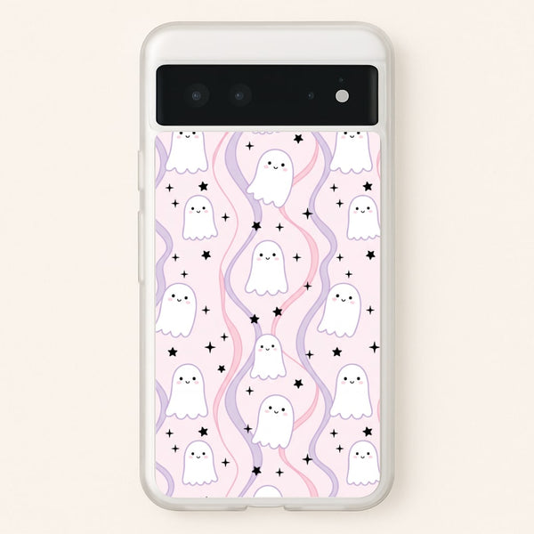 Wavy Ghost Pastels Phone Case - Google Pixel 6 / Standard