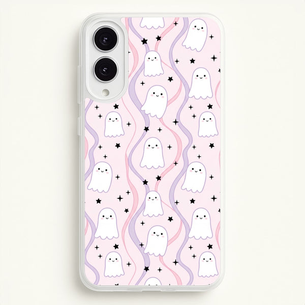 Wavy Ghost Pastels Phone Case - Galaxy S25 Edge / Standard