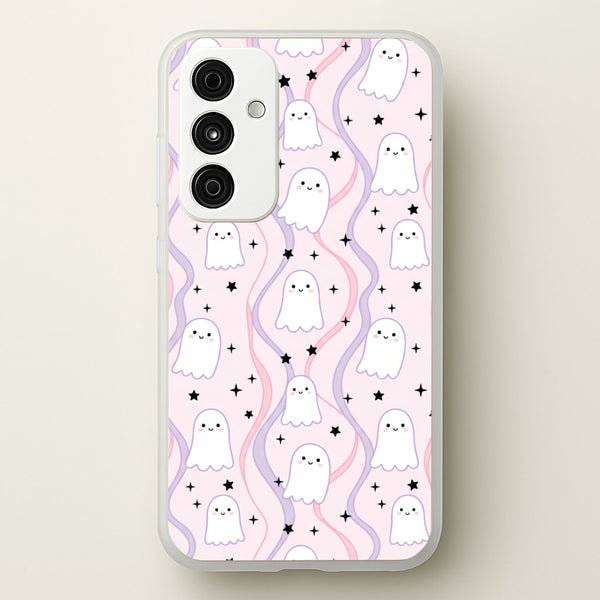 Wavy Ghost Pastels Phone Case - Galaxy A55 / Standard