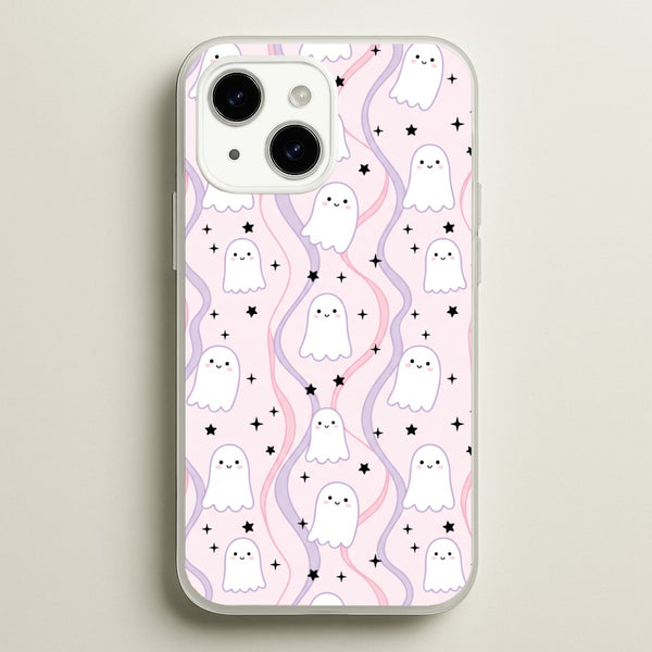 Wavy Ghost Pastels Phone Case - iPhone 15 / Standard