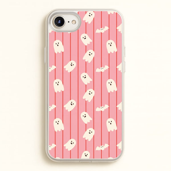 Candy Stripe Ghosts Phone Case - iPhone 6 Plus / 7 Plus / 8 Plus / Standard