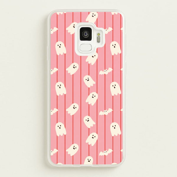 Candy Stripe Ghosts Phone Case - Galaxy S9 / Standard