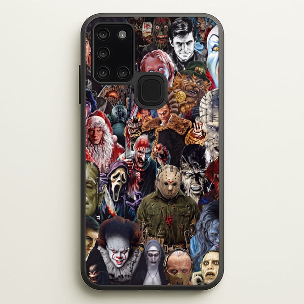 Collage of Horror Phone Case - Galaxy A21s / Standard