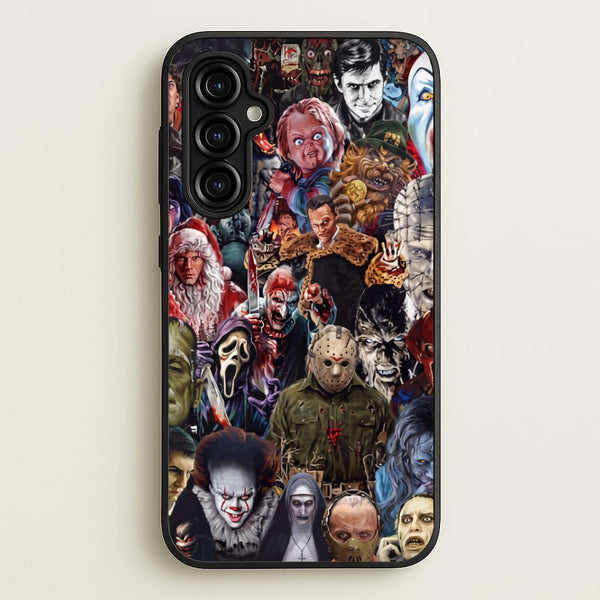 Collage of Horror Phone Case - Galaxy A54 / Standard