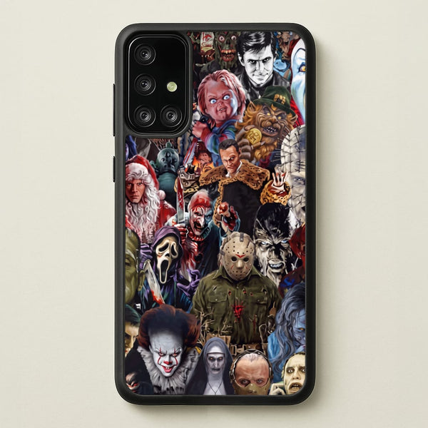 Collage of Horror Phone Case - Galaxy A71 / Standard
