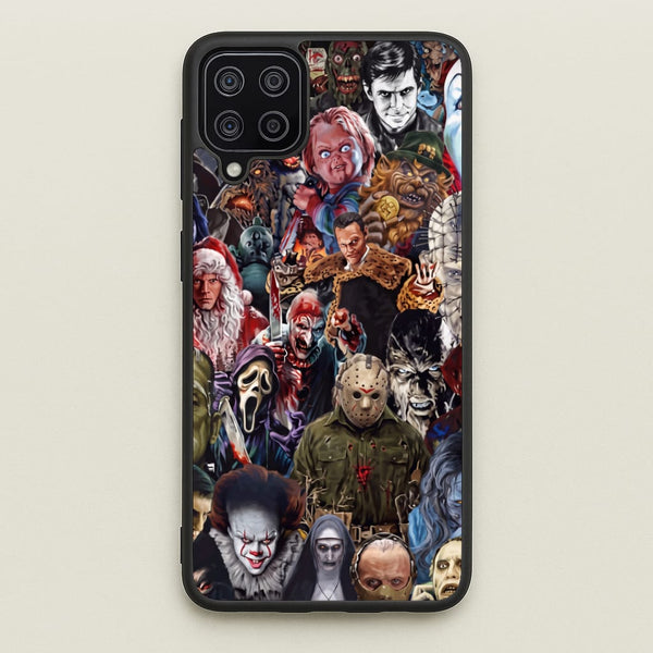 Collage of Horror Phone Case - Galaxy A12 / Standard