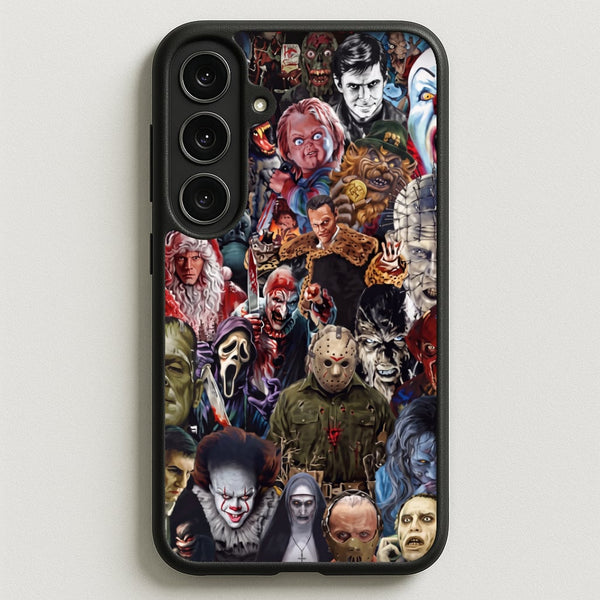 Collage of Horror Phone Case - Galaxy S25FE / Standard
