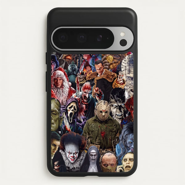 Collage of Horror Phone Case - Google Pixel 9 Pro XL / Standard