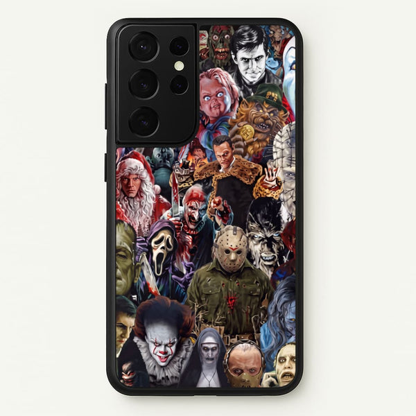 Collage of Horror Phone Case - Galaxy S21 Ultra / Standard