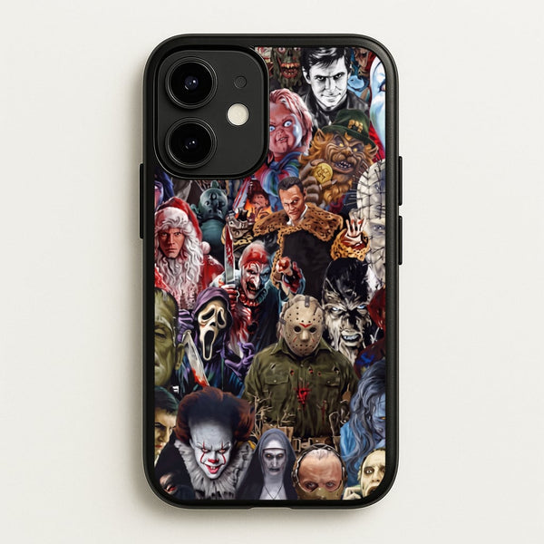 Collage of Horror Phone Case - iPhone 12 / 12 Pro / Standard