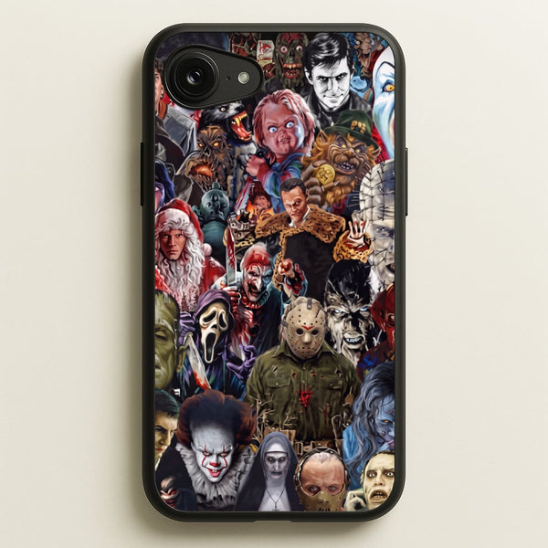 Collage of Horror Phone Case - iPhone 17e / Standard