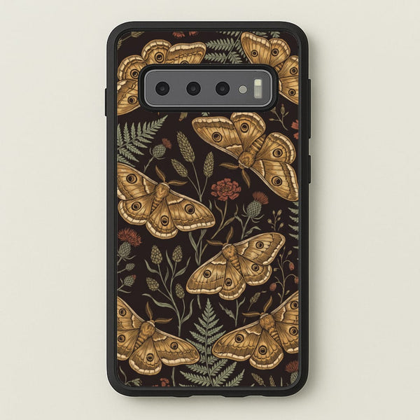 Moth And Moonlight Phone Case - Galaxy S10 / Standard