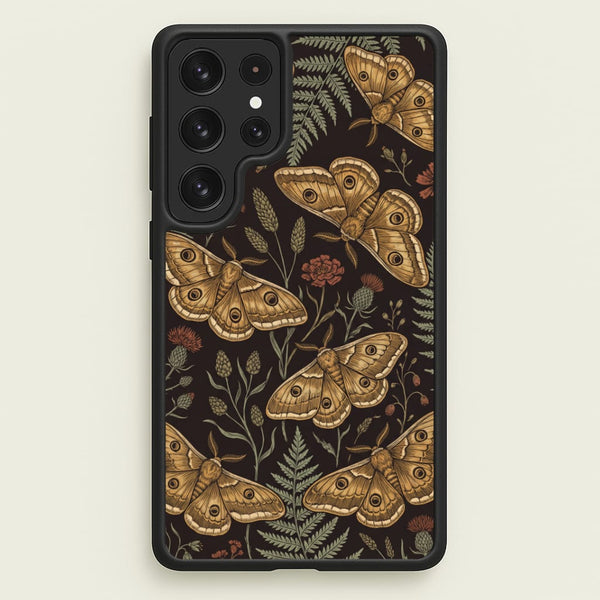 Moth And Moonlight Phone Case - Galaxy S23 Ultra / Standard