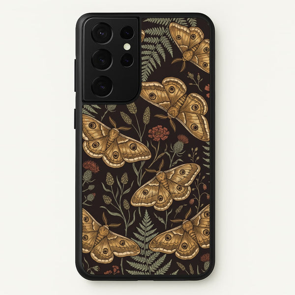 Moth And Moonlight Phone Case - Galaxy S21 Ultra / Standard