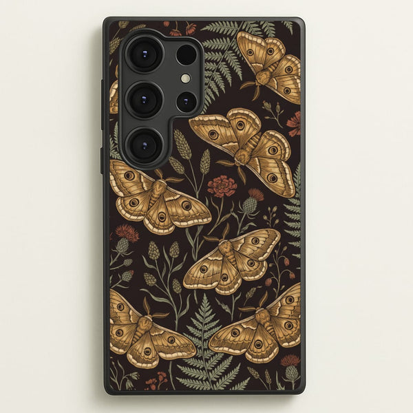 Moth And Moonlight Phone Case - Galaxy S25 Ultra / Standard