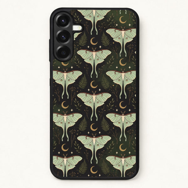 Moonlit Luna Moths Phone Case - Galaxy A37 / Standard