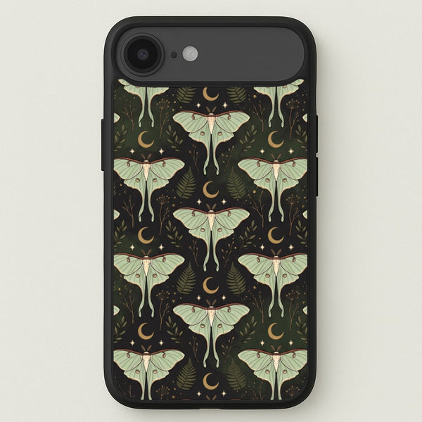 Moonlit Luna Moths Phone Case - iPhone 17 Air / Standard