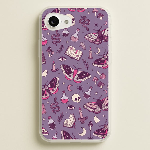 Purple Witchy Doodles Phone Case - iPhone 17e / Standard