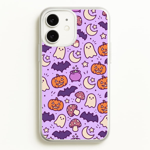 Lilac Witchy Doodles Phone Case - iPhone 11 / Standard
