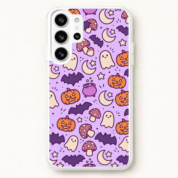 Lilac Witchy Doodles Phone Case - Galaxy S26 Ultra / Standard