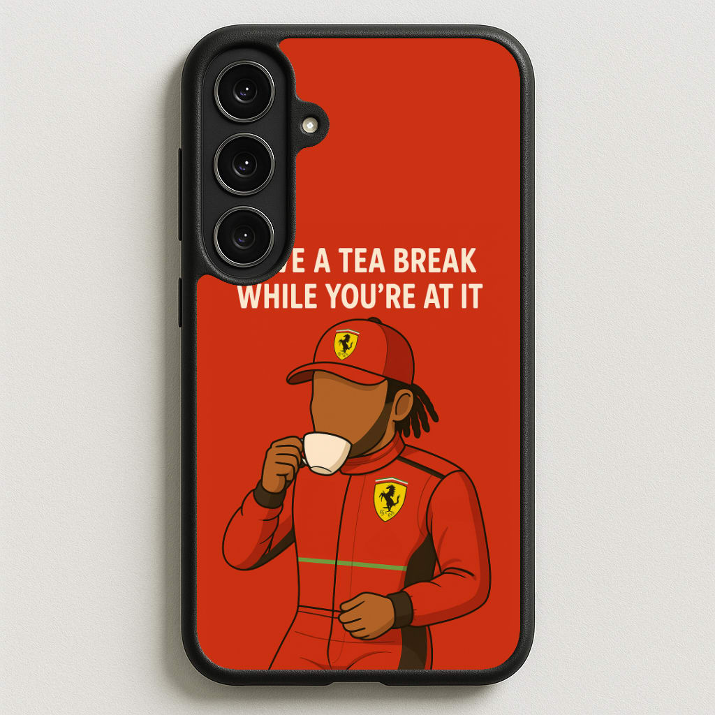 Hamilton's Tea Break Phone Case for Galaxy S25FE