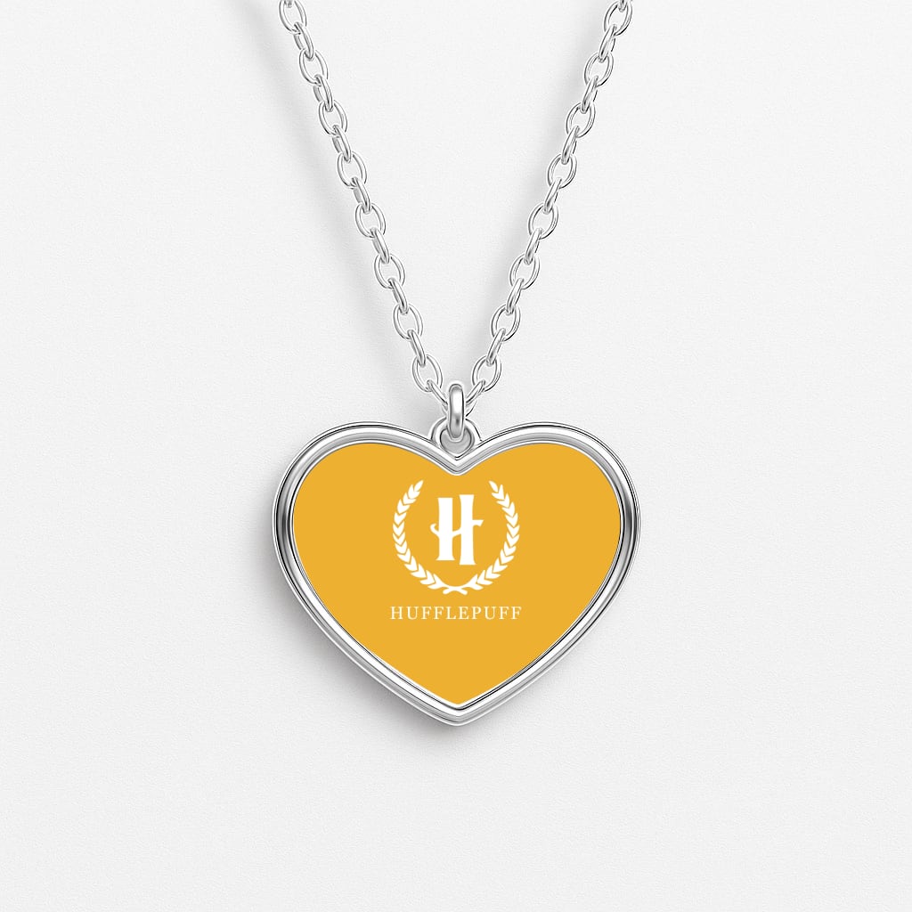 Hufflepuff Heart Necklace