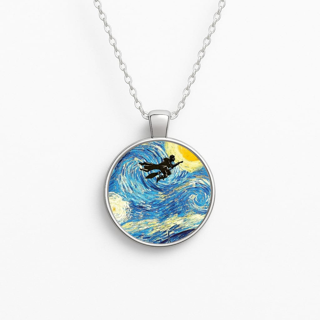 Starry Potter Circle Necklace