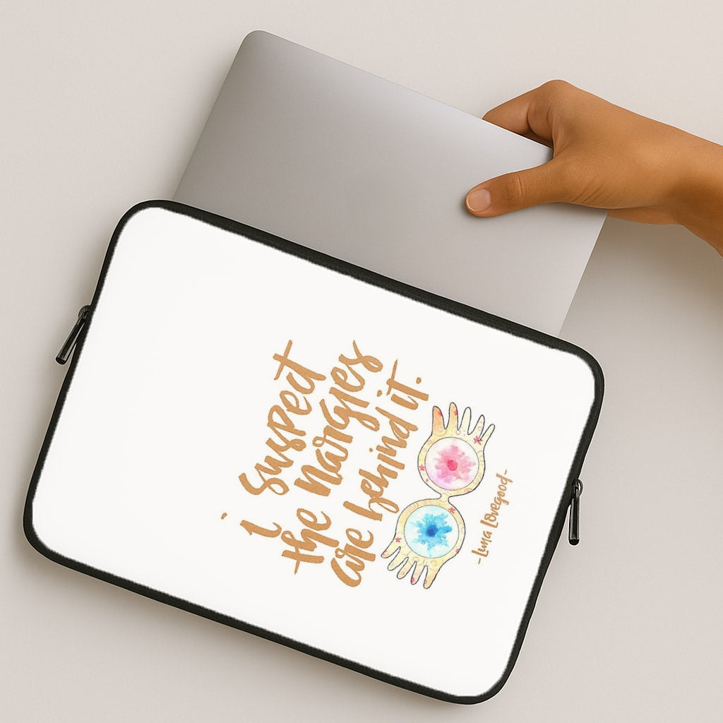 I Suspect The Nargles Are Behind It MacBook Case