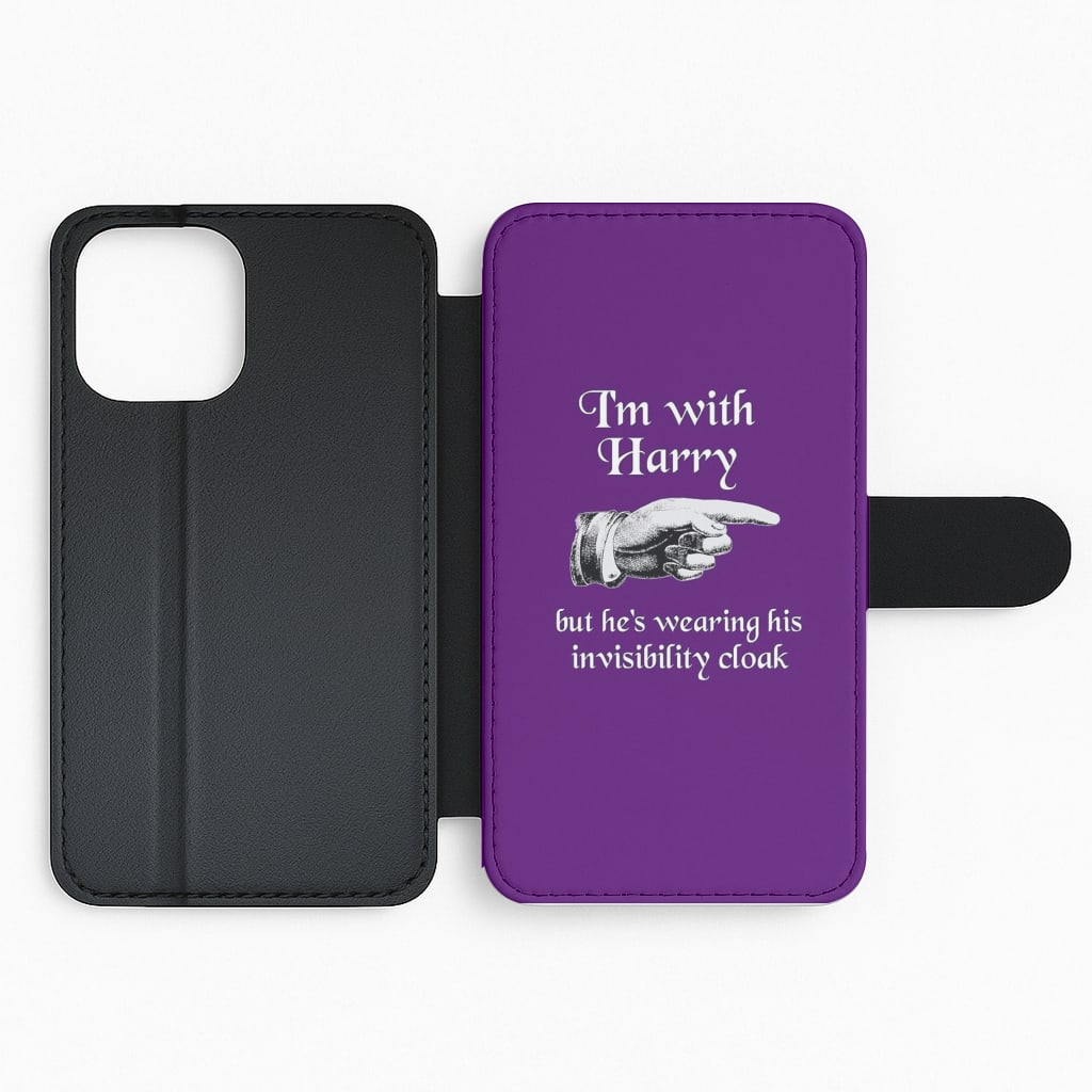 I'm With Harry Flip Wallet Phone Case