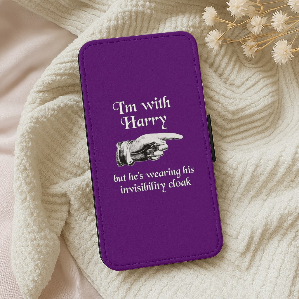 I'm With Harry Flip Wallet Phone Case