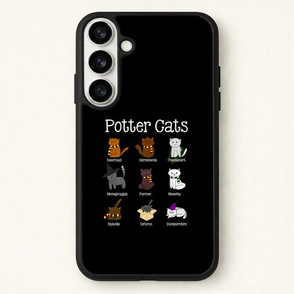 Harry Pawter Cats Phone Case for Galaxy S26