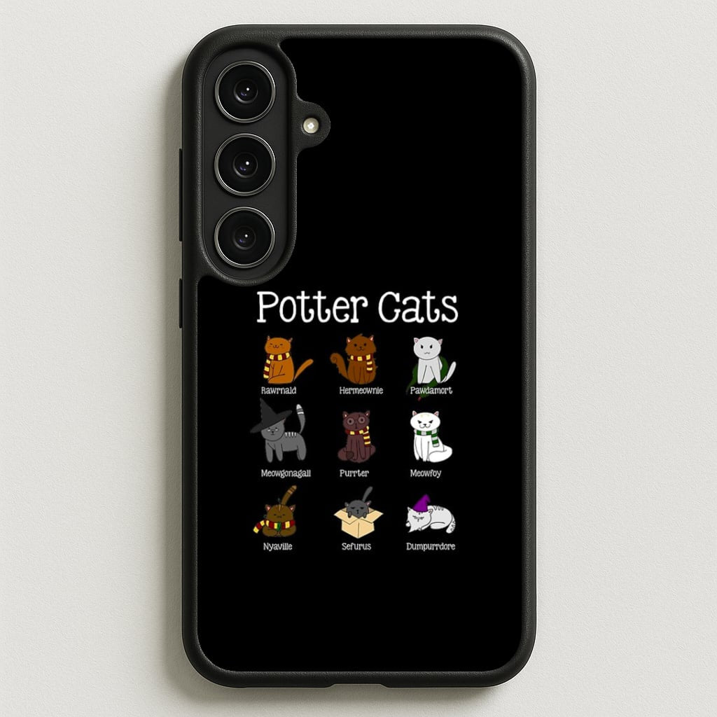 Harry Pawter Cats Phone Case for Galaxy S25FE