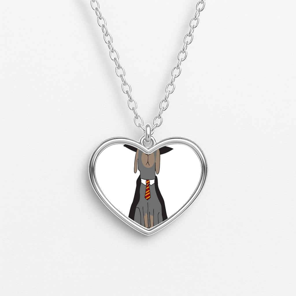 Dogwarts Heart Necklace