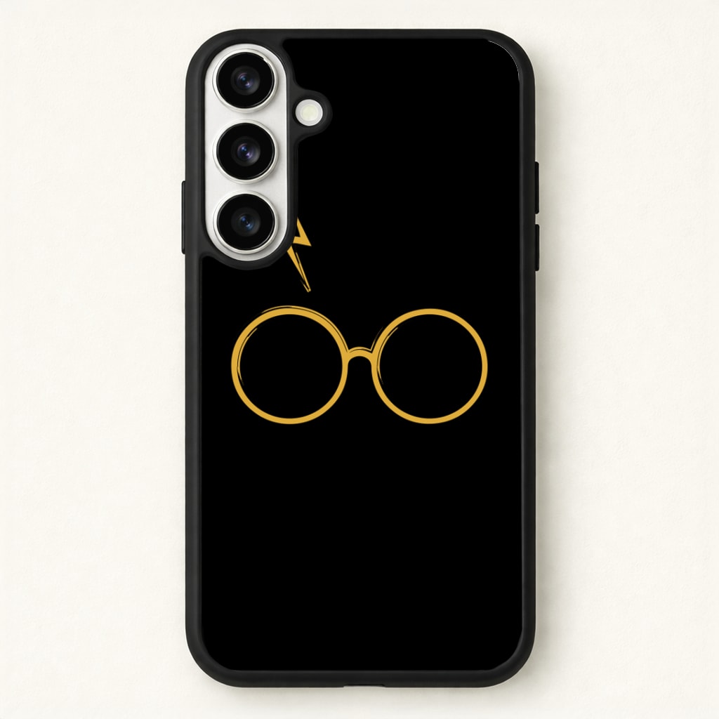 Glasses & Scar Phone Case for Galaxy S26