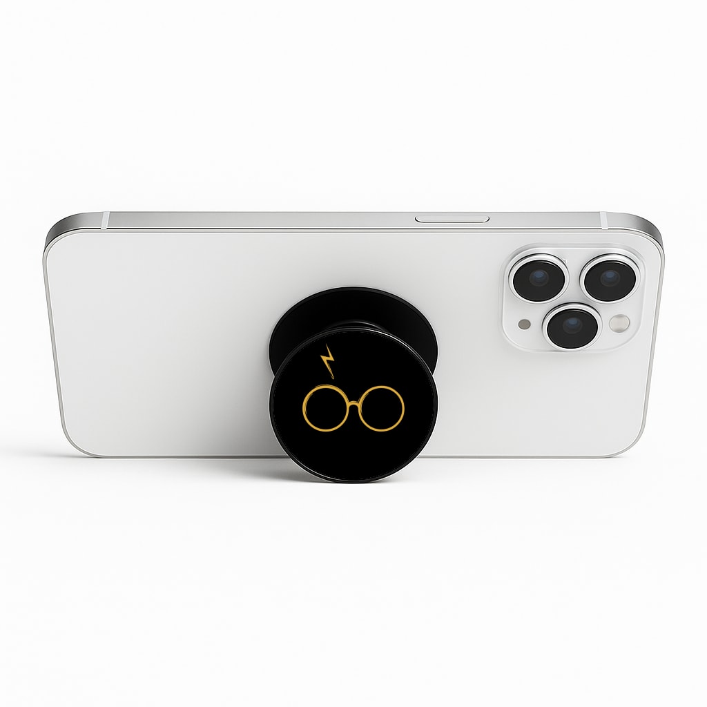 Glasses & Scar Phone Stand