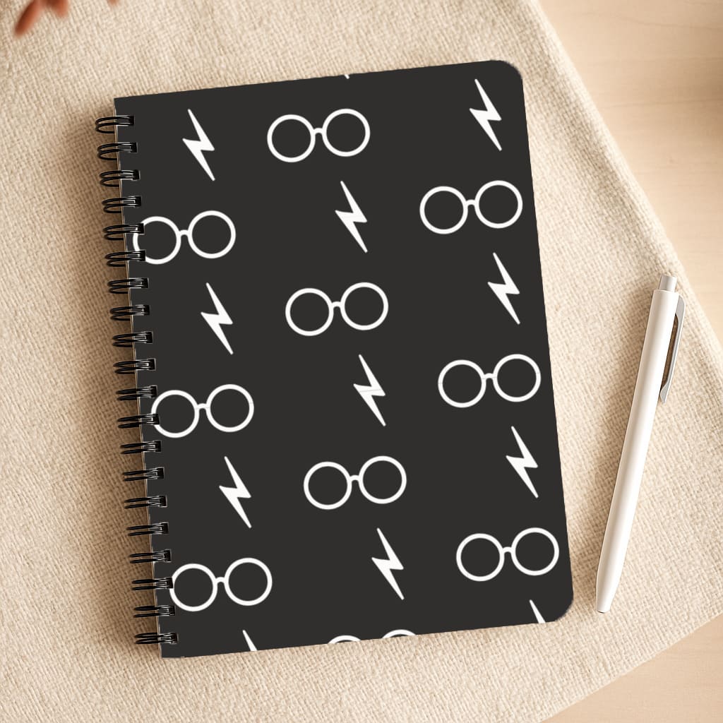 Glasses & Scar Pattern Notepad
