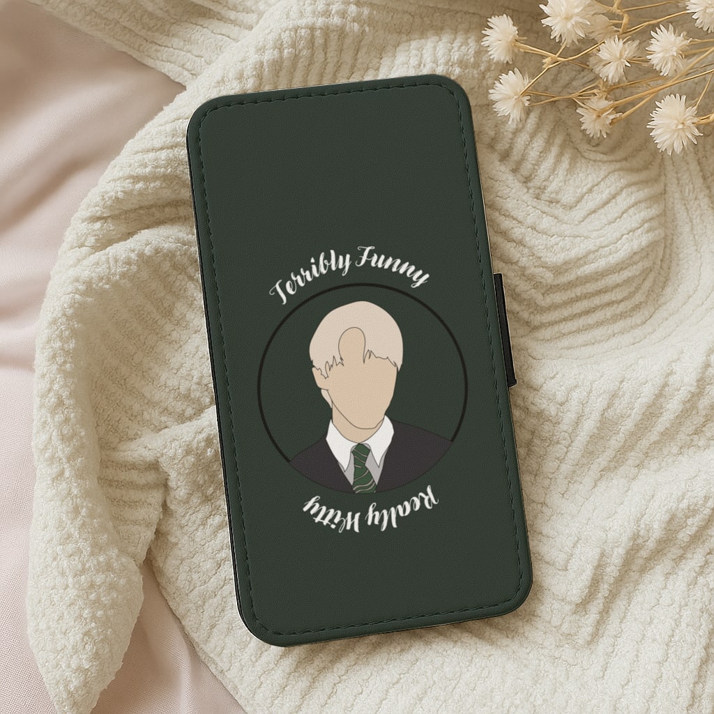 Terribly Funny, Really Witty Draco Malfoy Wallet Phone Case
