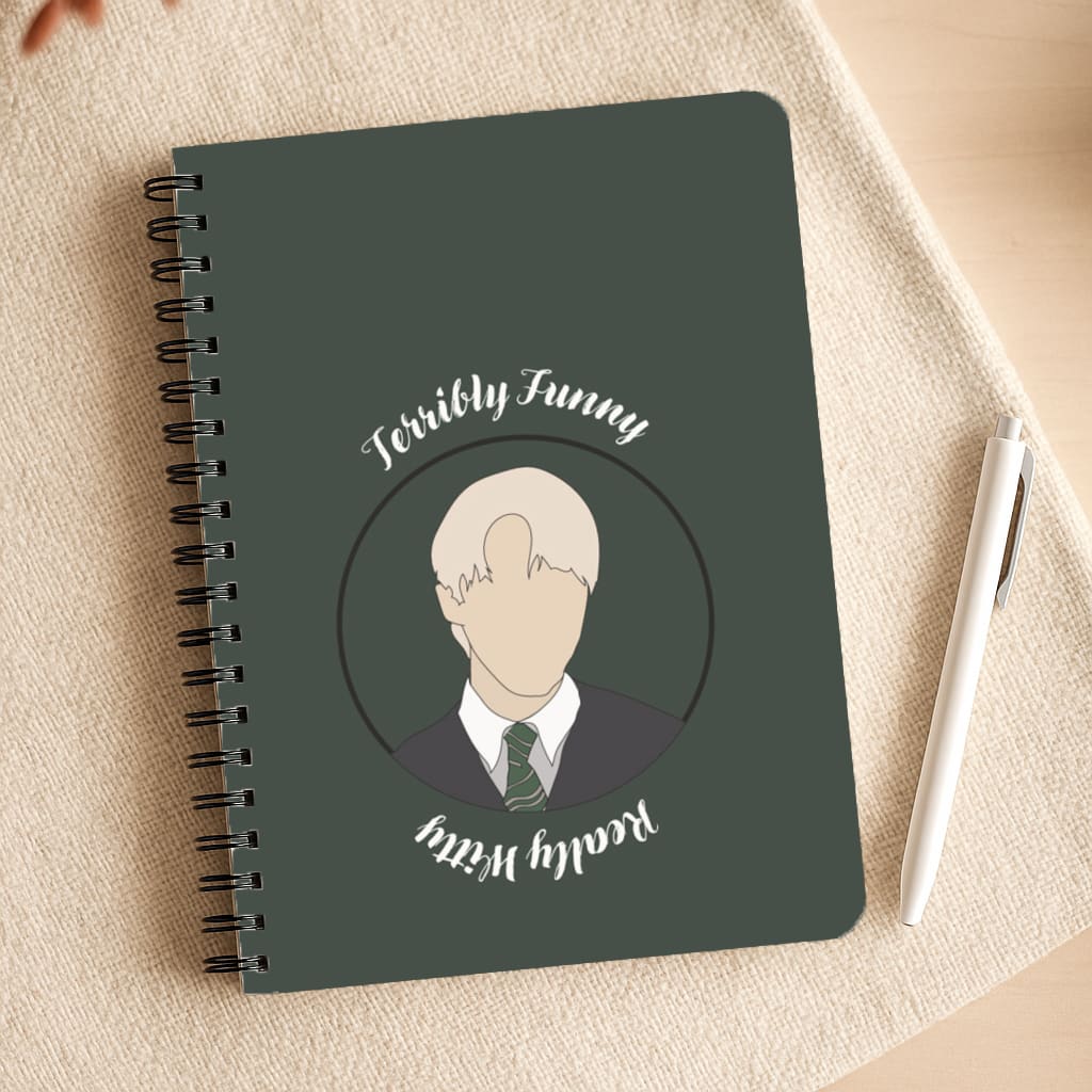 Terribly Funny, Really Witty Draco Malfoy Notepad