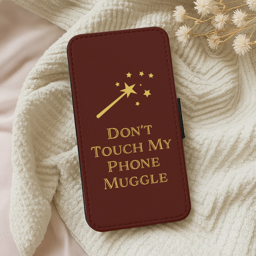Don't Touch Muggle - Harry Potter Wallet Phone Case
