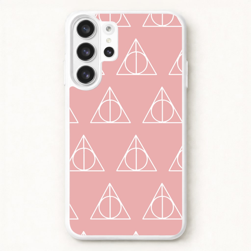 The Deathly Hallows Symbol Pattern Phone Case for Galaxy S26 Ultra