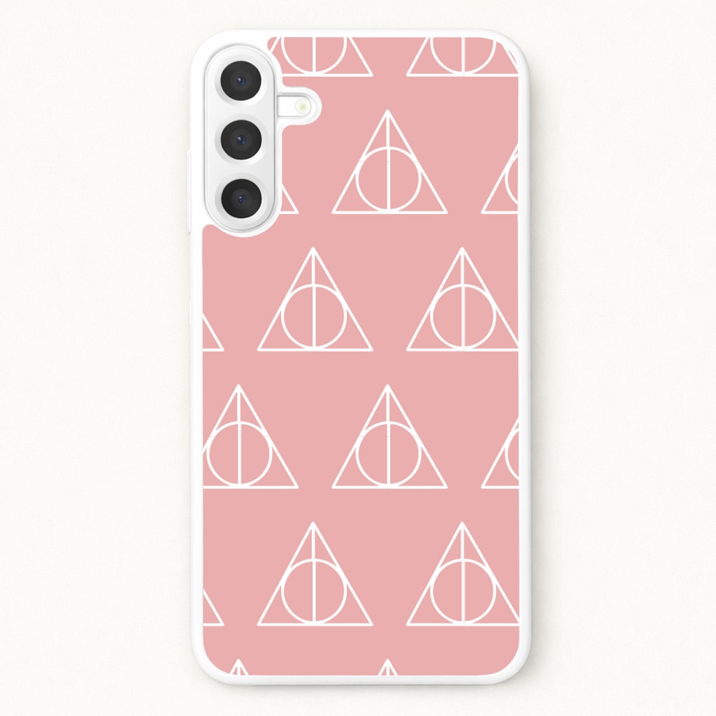 The Deathly Hallows Symbol Pattern Phone Case for Galaxy A57
