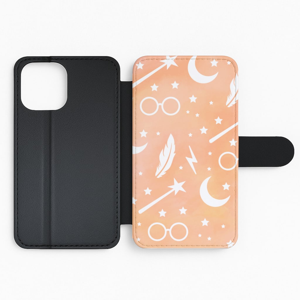 Wizard Icon Patterns Flip Phone Case