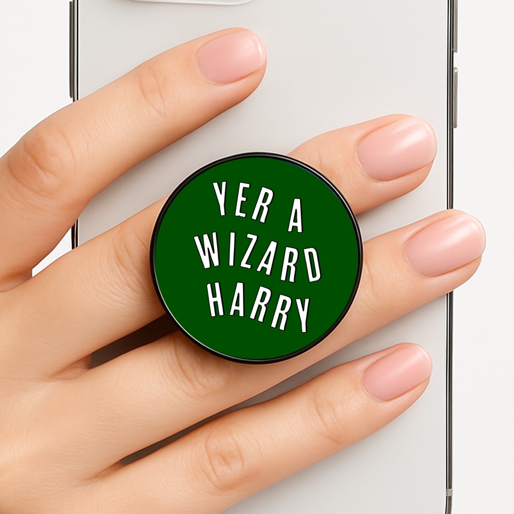 Green Yer A Wizard Harry Phone Grip