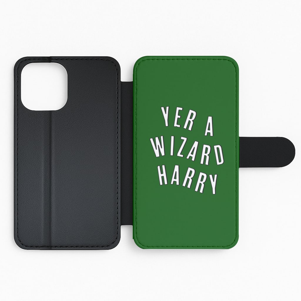 Green Yer A Wizard Harry Flip Phone Case