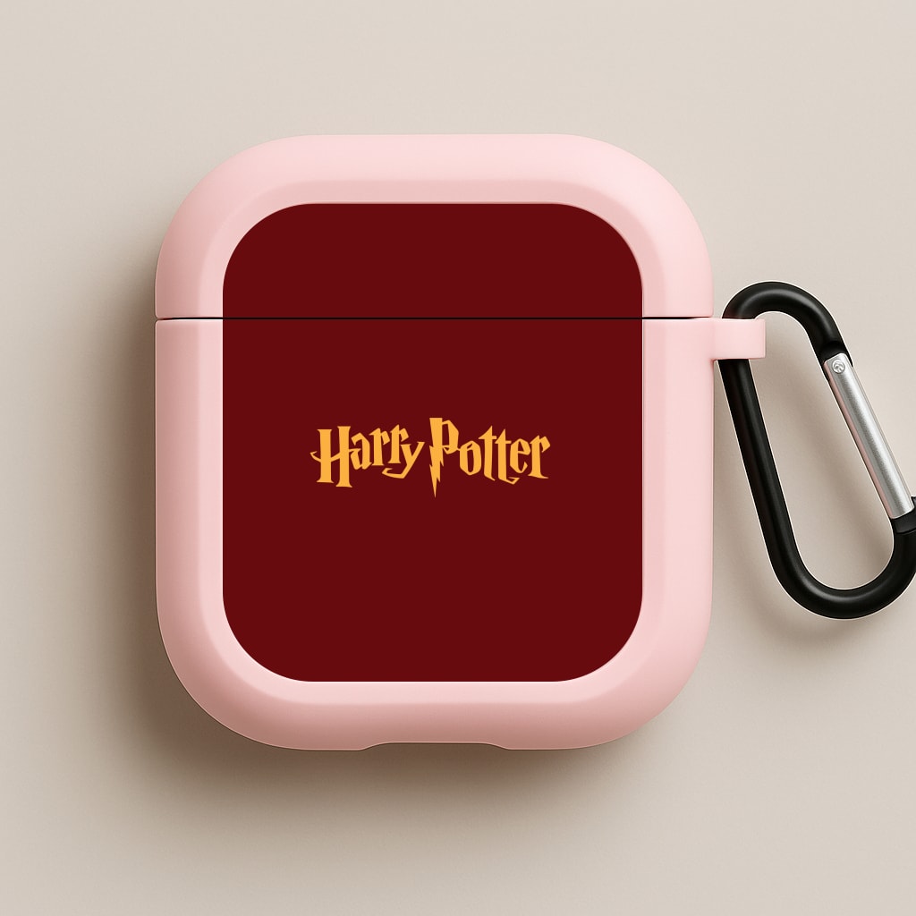Game Typography Pink AirPods Case
