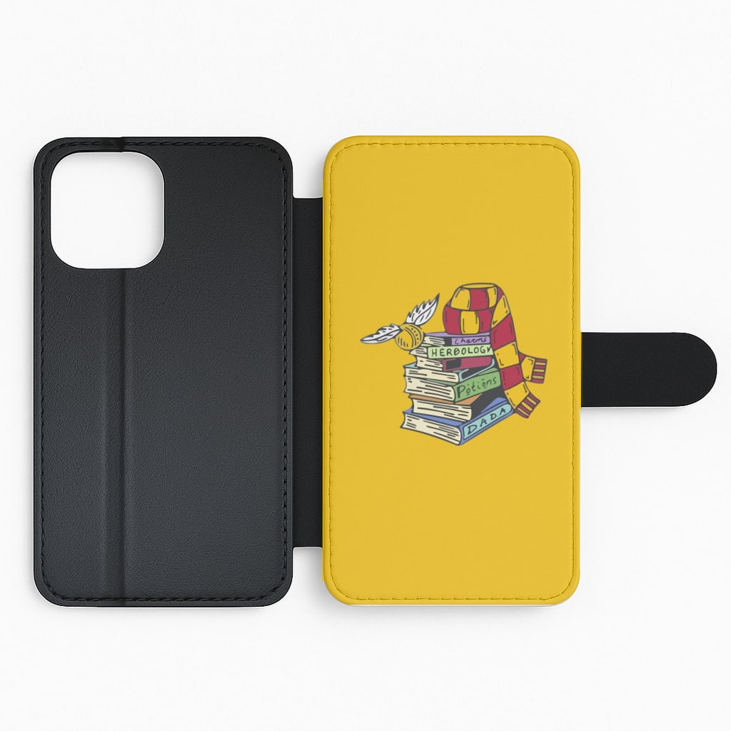 Book Stack Flip Phone Case