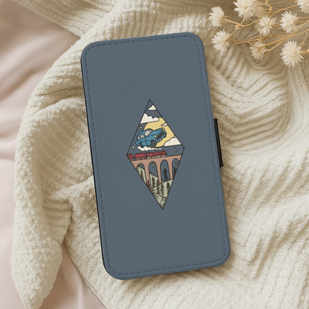 Flying Car Wallet Phone Case
