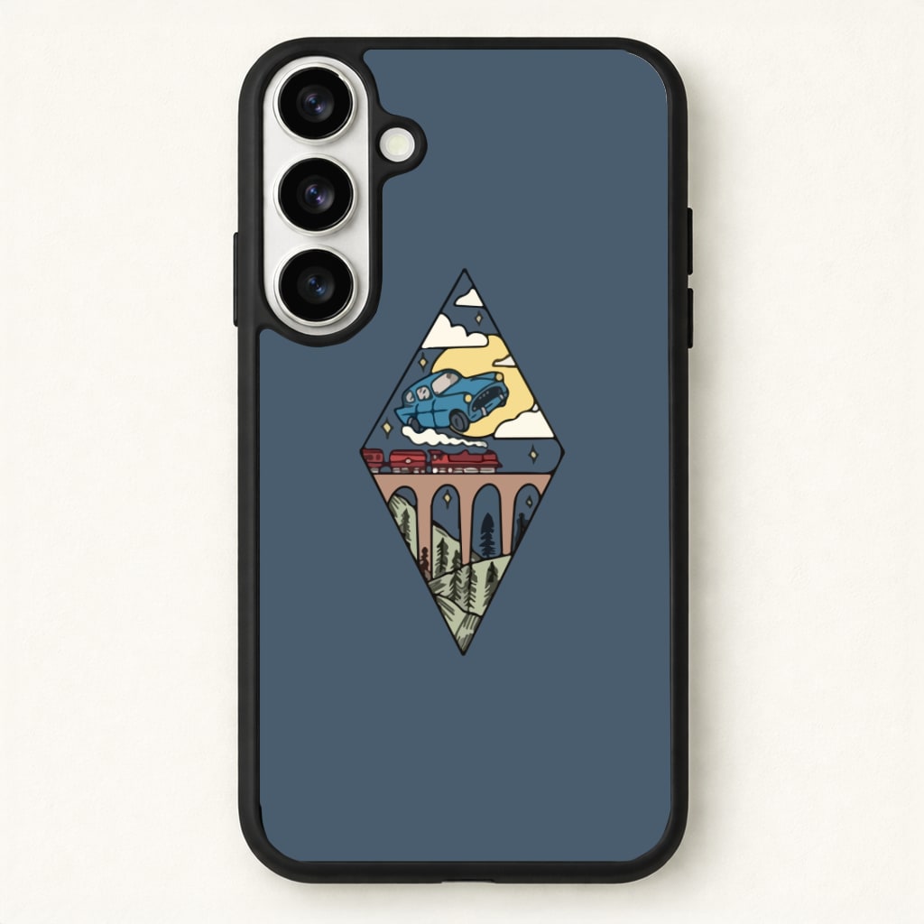 Flying Car Phone Case for Galaxy S26 Plus